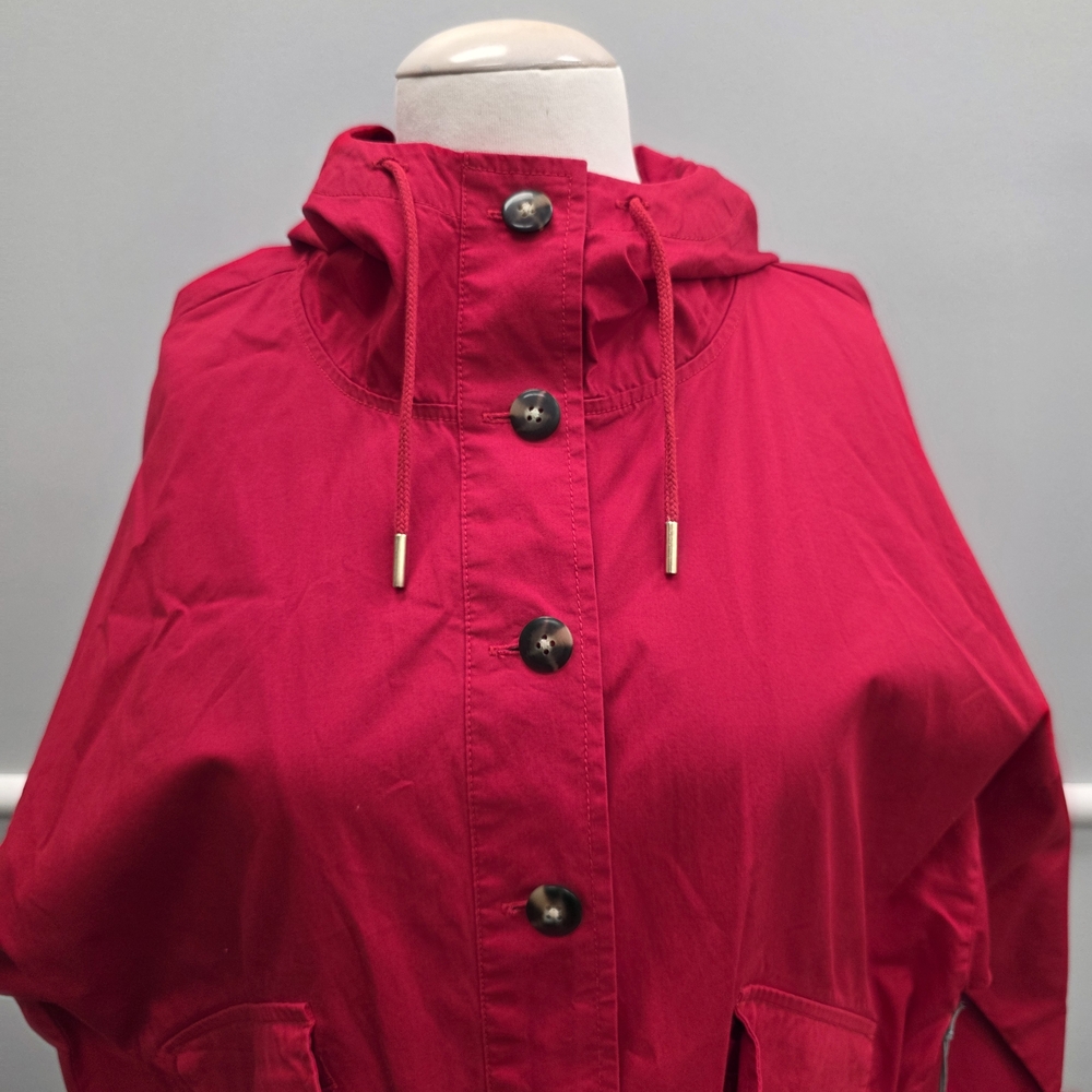 Liz Claiborne Women's Vibrant Red Utility Jacket - Picture 2 of 10